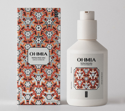 오미아 레드빈 바디로션 제품 이미지