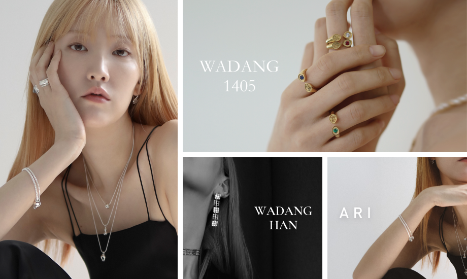 아틀리에 다린 모델 이미지, WADANG 1405, WADANG HAN, ARI 착용 이미지