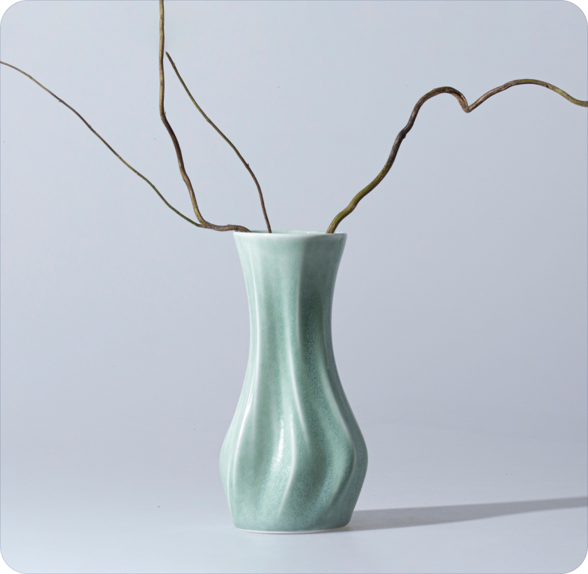 콕스(COCS) 대표 이미지 - 청자 요소 화병