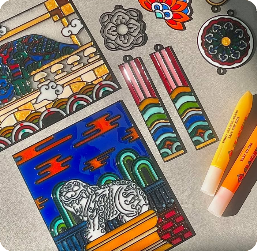 움직이는박물관 대표 이미지 - 민화 드림캐쳐 키트