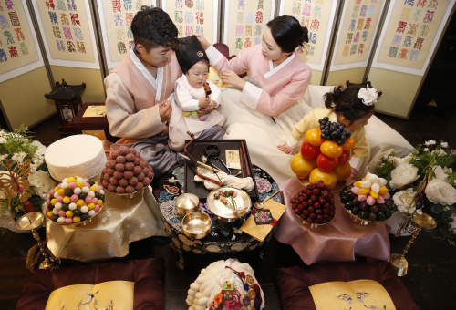 한국 전통 의례 - 백일(돌상)