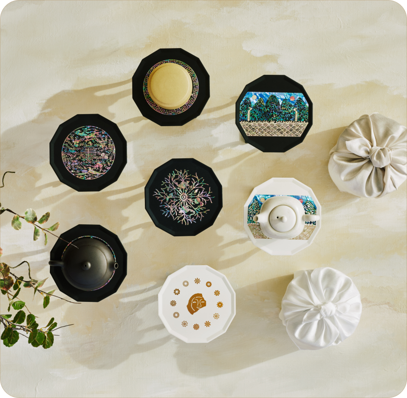 쉘랑 코리아 대표 이미지 - 자개소반 무선충전기