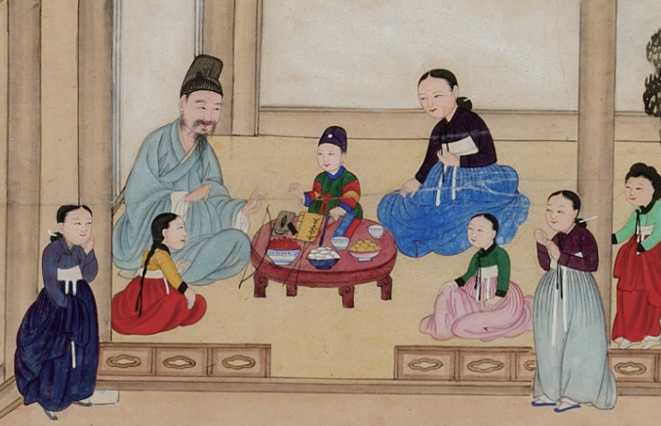 <사람의 일생 平生圖>, 조선후기[이미지출처: 국립중앙박물관]
