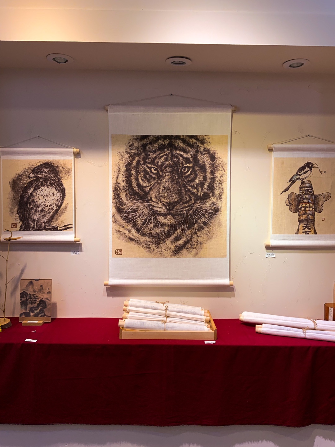 큰 우웅~장 족자 사진