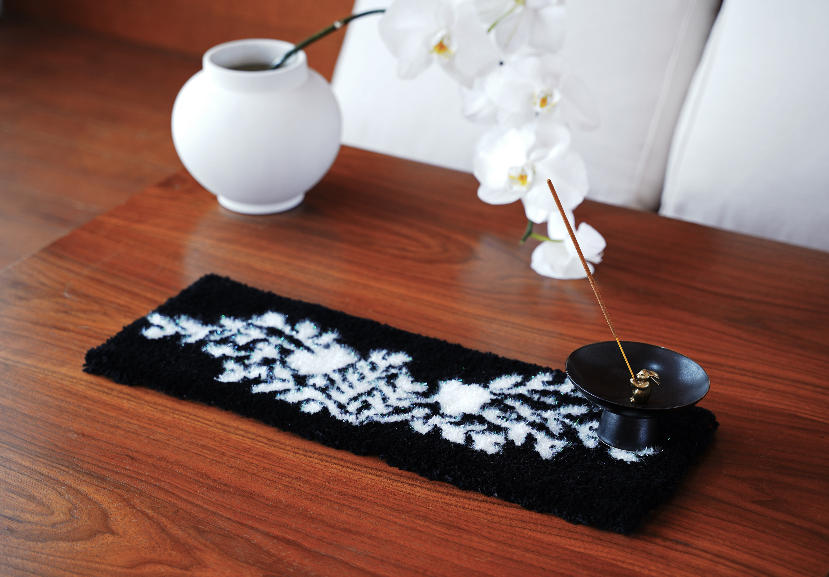 펠롱 국화문 러그 사진