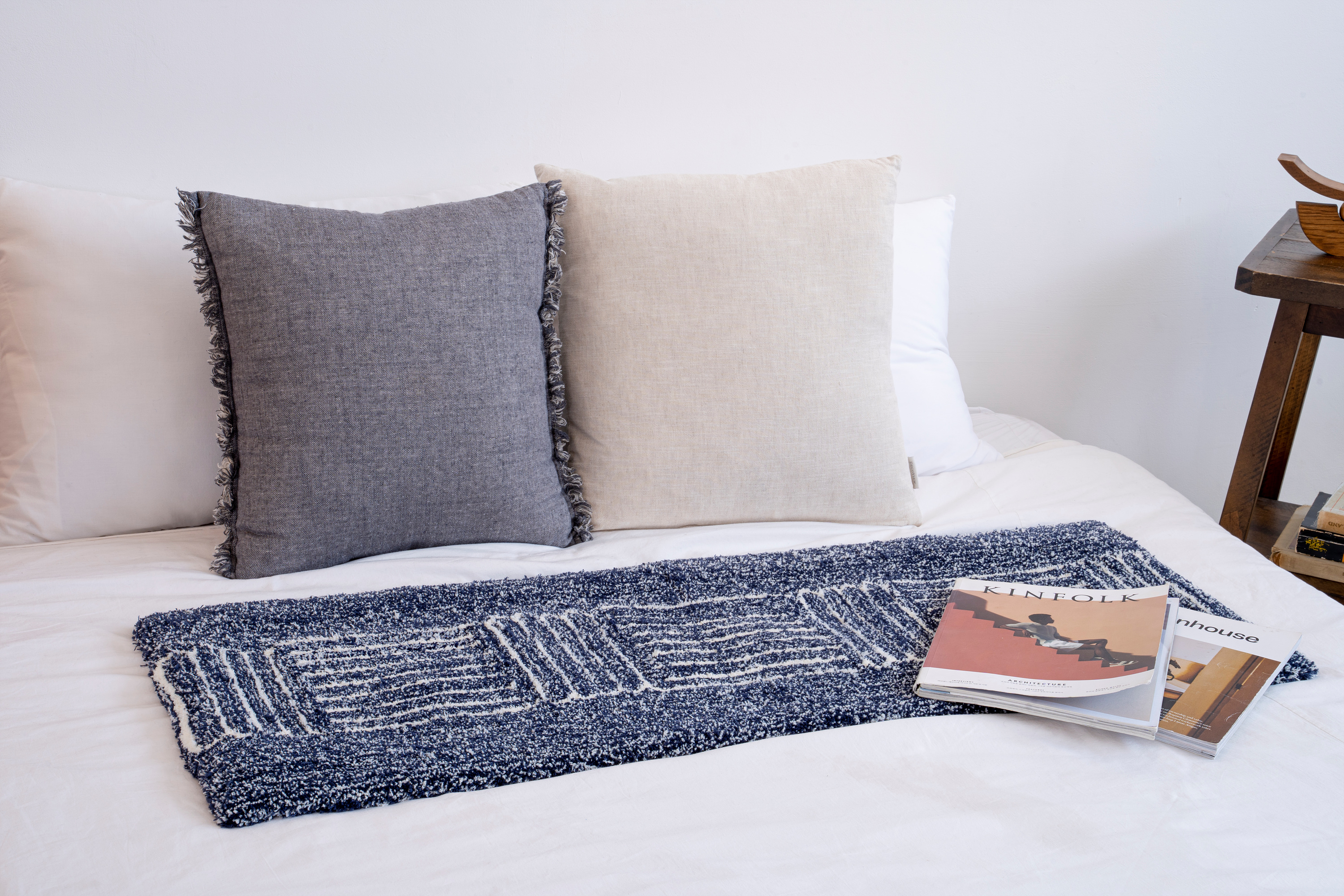 가로 긴 떡살 러그 사진