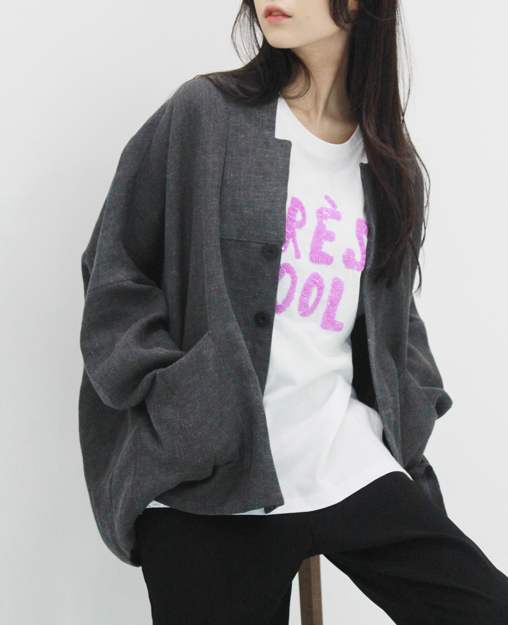 생활한복 루즈핏 방령 자켓 사진