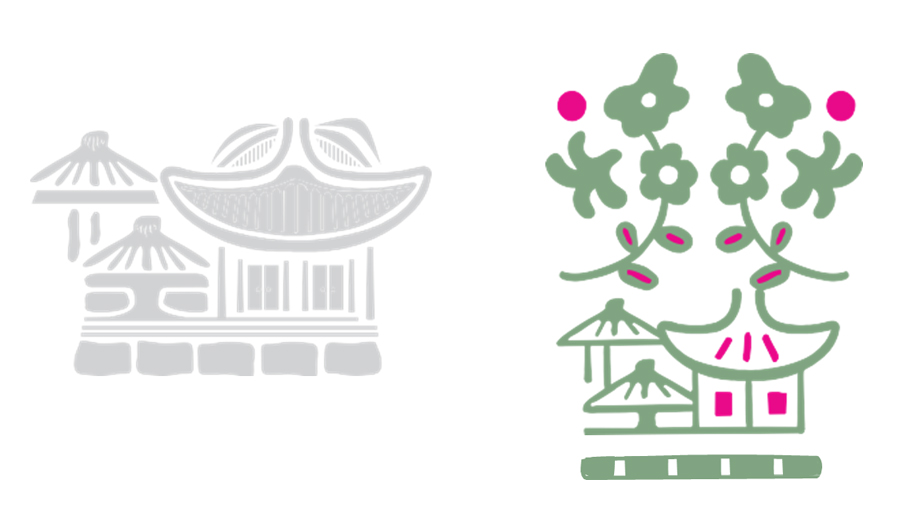 우리 전통 가옥 무늬 활용 패턴