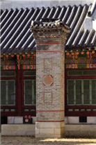 창덕궁 희정당 후원 굴뚝의 문양의 특징