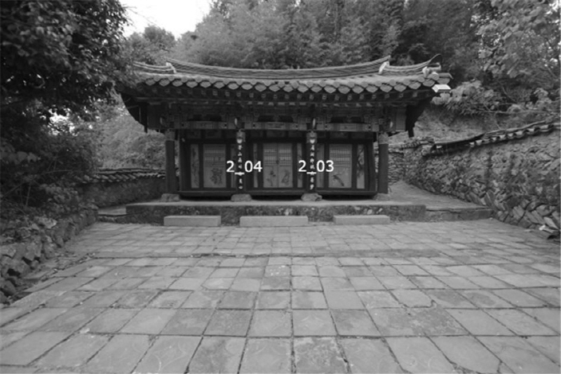 사당 전면