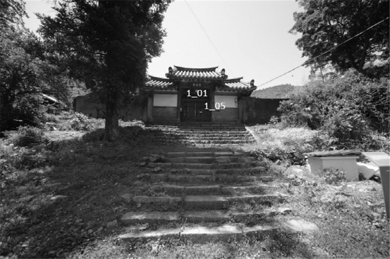 옥산문 전면